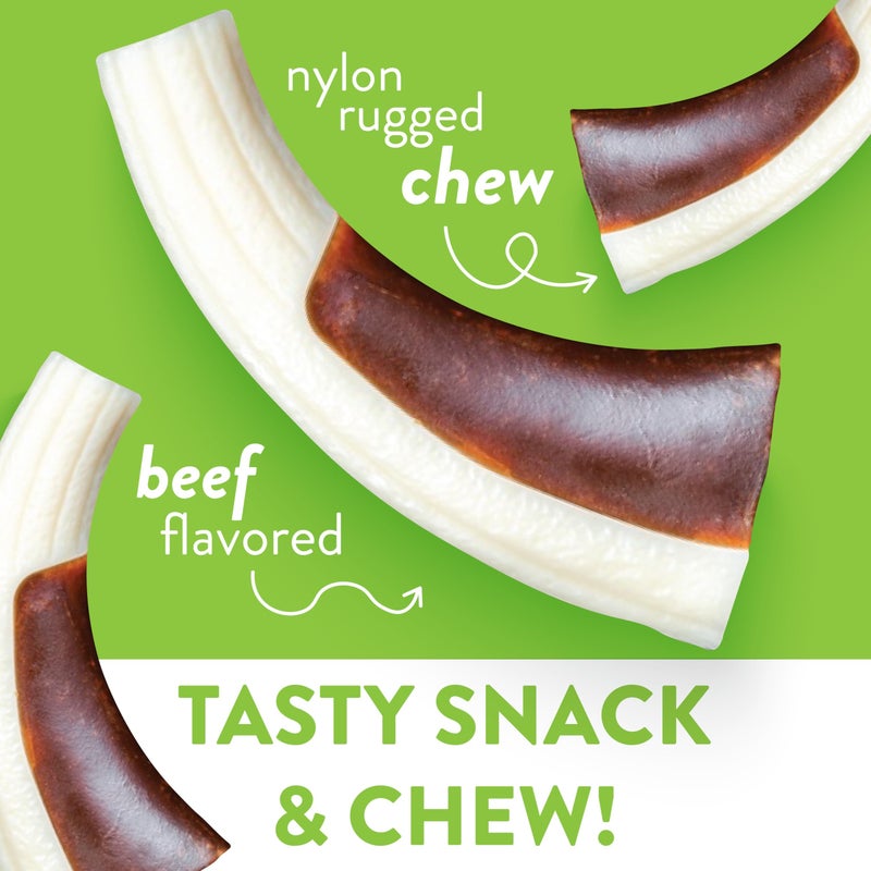 Spunky Pup Snack & Chew Antler Toy | Promotes Healthy Teeth & Gums | Puppy - Image 3